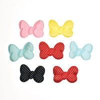 Wholesale 500pcs Padded Satin Dots Bow 2.5" Embellishment - U PICK