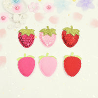 Wholesale Padded Sequin Strawberry 1.5" Embellishment - U PICK