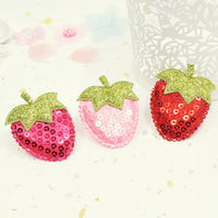 Wholesale Padded Sequin Strawberry 1.5" Embellishment - U PICK