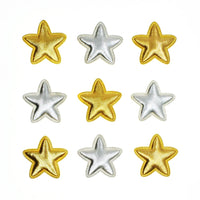 Wholesale Padded PVC Star 1" Embellishment - U PICK