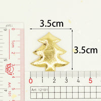 Wholesale 500pcs Padded Christmas Tree 1.5" Embellishment - U PICK