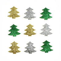 Wholesale 500pcs Padded Glitter Tree 1.5" Embellishment - U PICK