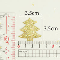 Wholesale 500pcs Padded Glitter Tree 1.5" Embellishment - U PICK