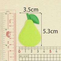 Wholesale Padded Felt Avocado 1.5" Embellishment - Lime Green