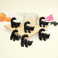 Wholesale 500pcs Padded Cat 1" Embellishment - Black