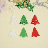 Wholesale Padded Sequin Tree 1" Embellishment - U PICK