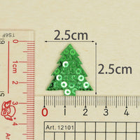 Wholesale Padded Sequin Tree 1" Embellishment - U PICK