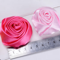 Wholesael 100 Satin Rose Wedding Bride Bouquet Rose 2.5"-U PICK