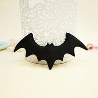 Wholesale 500pcs Padded Felt Bat 3.75" Embellishment - Black