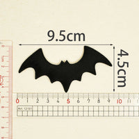 Wholesale 500pcs Padded Felt Bat 3.75" Embellishment - Black