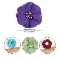 Wholesalae 100 Chiffon Flower Rhinestone-U PICK