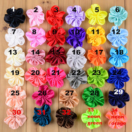 100 Pcs of 2" Satin Flower H0173-U  Pick