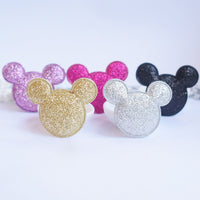 Wholesale 500pcs Padded Glitter Mouse 2.5" Embellishment - U PICK