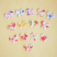 Wholesale Padded Floral Butterfly 0.75" Embellishment - U PICK