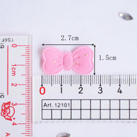 Wholesale 500pcs Padded Cotton Bow 2.7cm Embellishment - U PICK