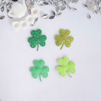 Wholesale 500pcs Padded Glitter Shamrock 1" Embellishment - U PICK