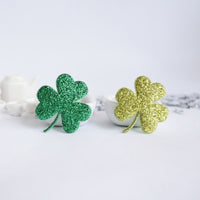 Wholesale 500pcs Padded Glitter Shamrock 1" Embellishment - U PICK