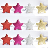 Wholesale Padded Glitter Star 2.25" Embellishment - U PICK