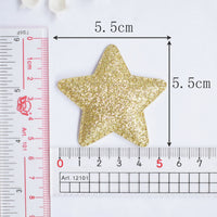 Wholesale Padded Glitter Star 2.25" Embellishment - U PICK