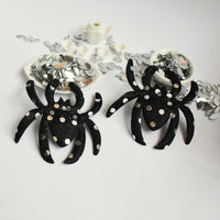 Wholesale Padded Sequin Spider 2.25" Embellishment - Black