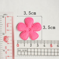 Wholesale Padded Furry Flower 1.5" Embellishment - U PICK