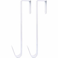 12" Metal Wreaths Hanger 2 Pack-White/Black(U-Pick)