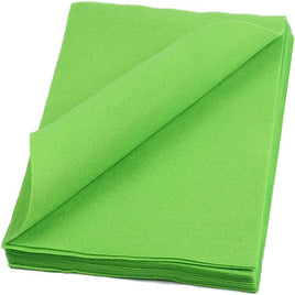 24 Pcs Soft Felt Sheets 9 Inch X 12 (1.7mm) - Apple Green