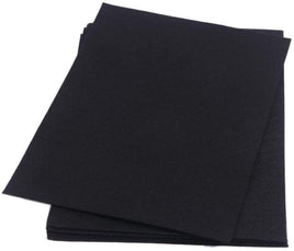 12 Stiff Felt Sheets 2mm 9 Inch X 12 Inch - Black