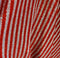 Sparkling Tinsel Lurex Fabric by The yard Seasonal Fabric-Red/Silver Stripe