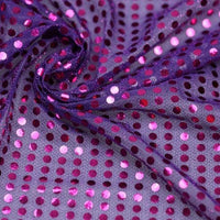 Dot Sequins On Metallic Mesh Fabric by The Yard Seasonal Fabric 43" Wide 1 Yard, Decoration, Backdrop-U Pick