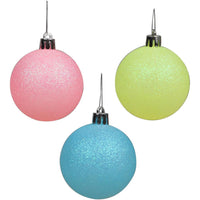 34ct Christmas Ball Ornaments 6CM for Xmas Tree Christmas Decorations Shatterproof Hooks Included-U Pick