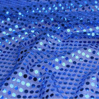 Dot Sequins On Metallic Mesh Fabric by The Yard Seasonal Fabric 43" Wide 1 Yard, Decoration, Backdrop-U Pick