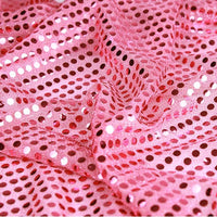 Dot Sequins On Metallic Mesh Fabric by The Yard Seasonal Fabric 43" Wide 1 Yard, Decoration, Backdrop-U Pick