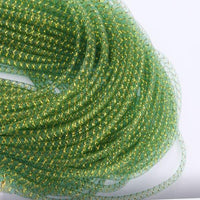 One Roll 50 Yards Solid Mesh Tube Deco Flex for Wreaths Cyberlox CRIN Crafts 4mm-U Pick