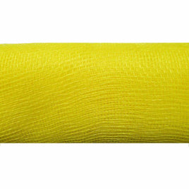 10 inch x 30 feet(10 Yards) Deco Poly Mesh Ribbon (No Metallic Foil) - Yellow