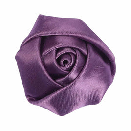 30pcs Satin Rose 1.5" - Plum