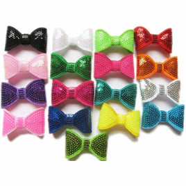 Wholsale  Sequin Bows Applique 2" -U PICK