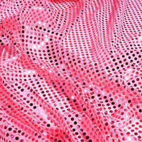 Faux Sequin (3mm) Knit Fabric Sequin Fabric by The Yard-U Pick