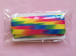 20 Yards Rainbow FOE elastic 5/8” Wide