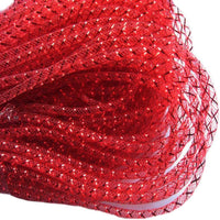 One Roll 50 Yards Solid Mesh Tube Deco Flex for Wreaths Cyberlox CRIN Crafts 4mm-U Pick