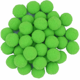 100pcs 1 inch Craft Pom Poms Balls - Lime