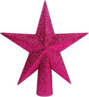 1 Pack Glitter Star Tree Topper 8"-U Pick (20 colors)