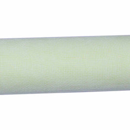 10 inch x 30 feet(10 Yards) Deco Poly Mesh Ribbon (No Metallic Foil) - Ivory