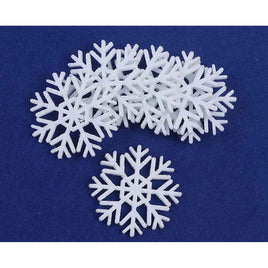 30pcs 2" Felt Snowflake(3mm thick)-White