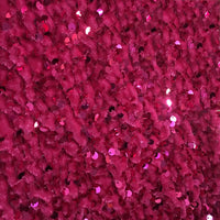 YYCRAFT Velvet Sequins Stretch Fabric by The Yard Velvet Sequins 2 Way Stretch Fabric for Fashion, Crafts, Backdrops-U Pick