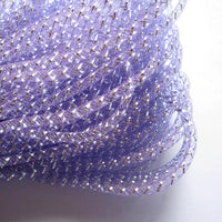 One Roll 50 Yards Solid Mesh Tube Deco Flex for Wreaths Cyberlox CRIN Crafts 4mm-U Pick