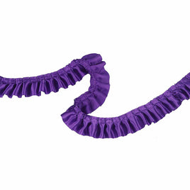 11 Yards Satin Ruffle Trim Fabric Trims 1.5” - Purple