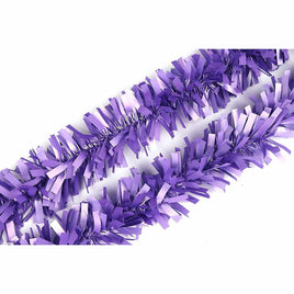 10 Yards Vinyl Twist Tinsel Garland,2.5 Inch - Lavender