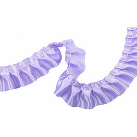 11 Yards Satin Ruffle Trim Fabric Trims 1.5” - Lavender