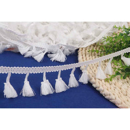 10 Yards Tassel Fringe Trim Lace Trim-White